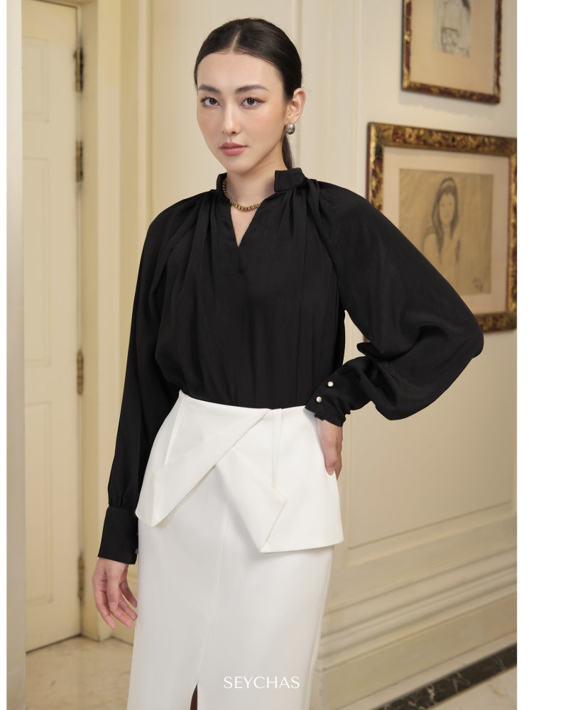 Mosley Front Slit Skirt