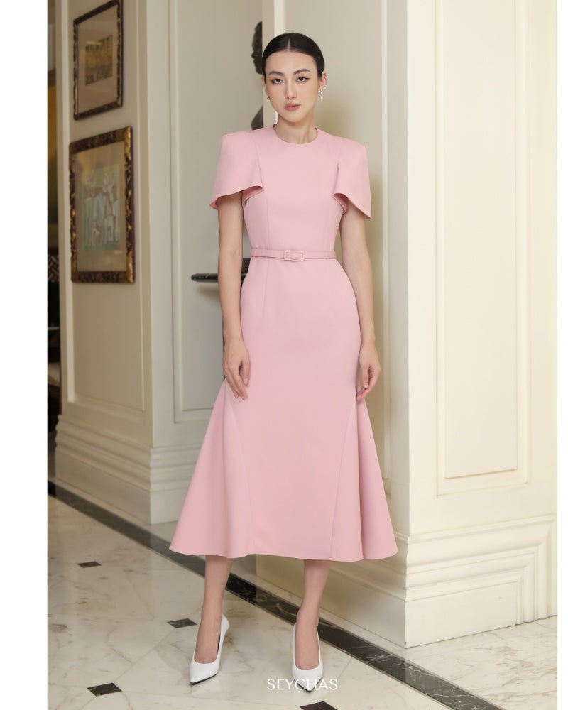 Nevel Round Neck Dress