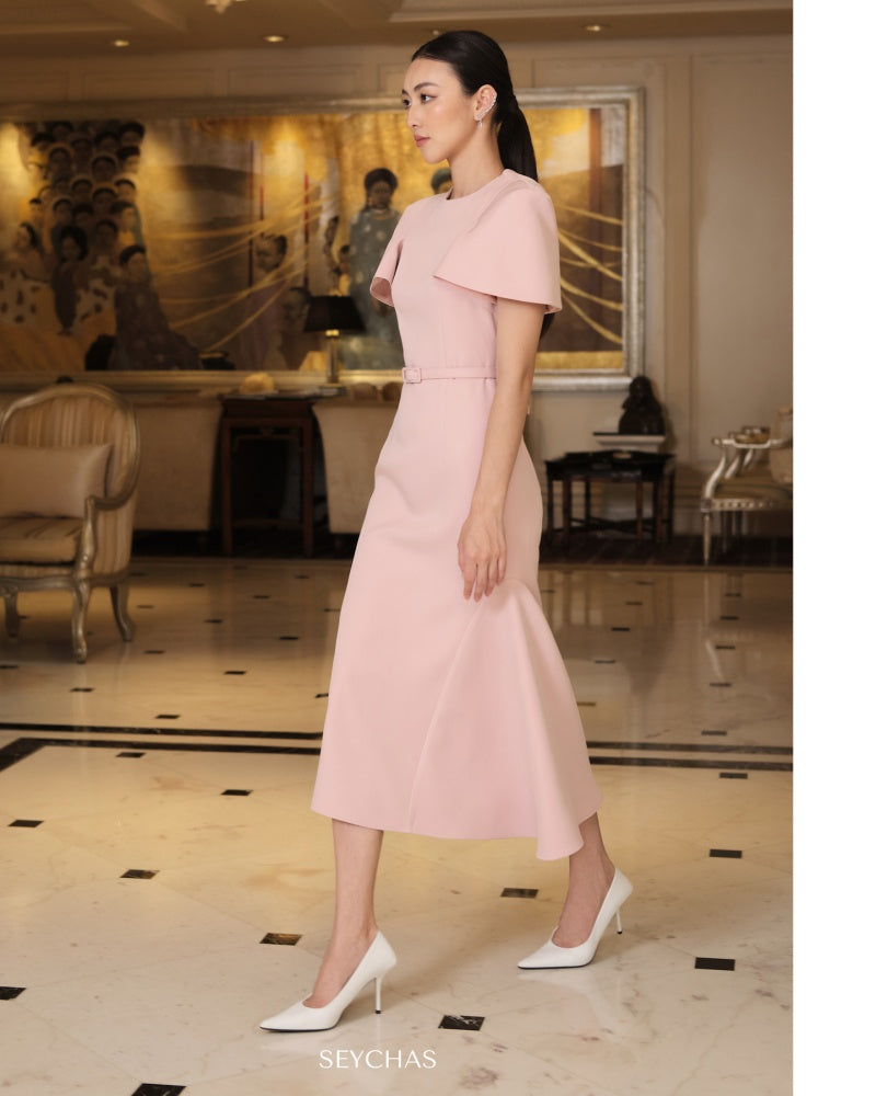 Nevel Round Neck Dress