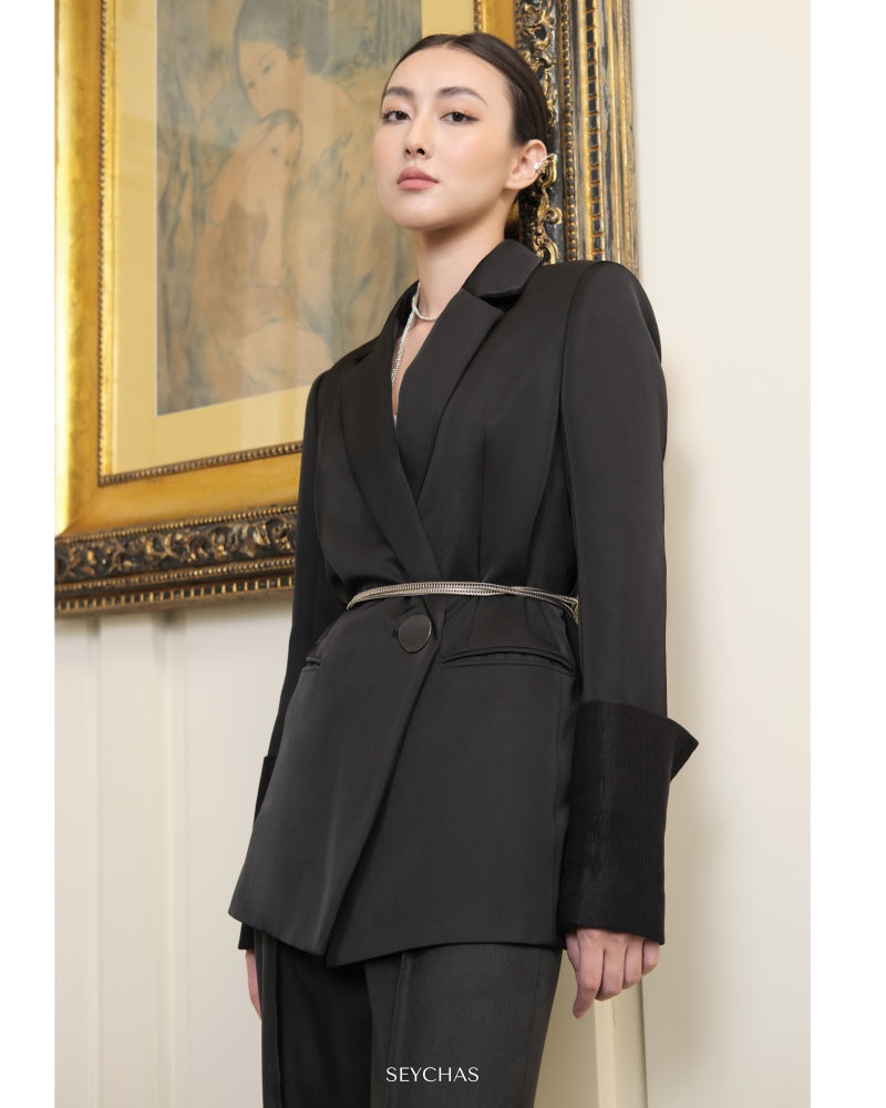 Spencer Notched Lapel Blazer