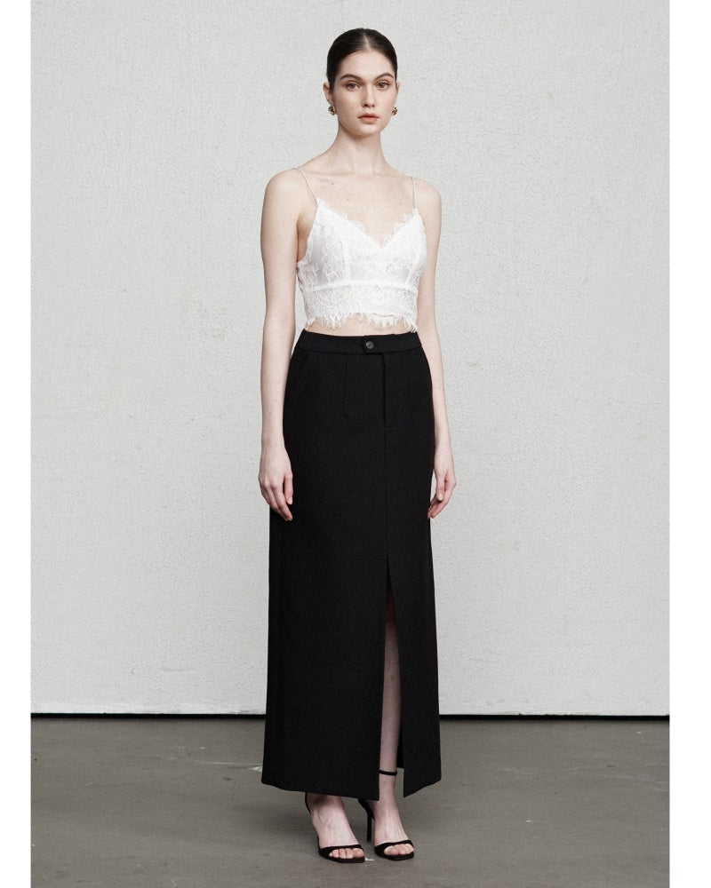 Dayana Cropped Camisole Lace Bralette