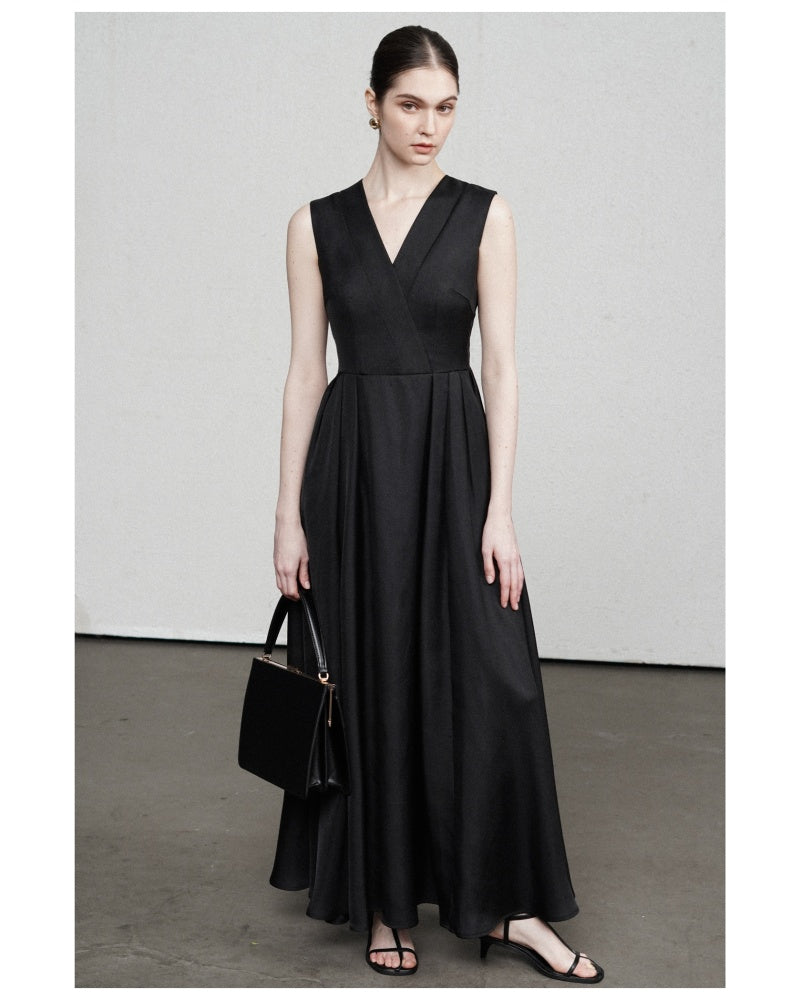 Camila A-line V-Neck Modal Maxi Dress
