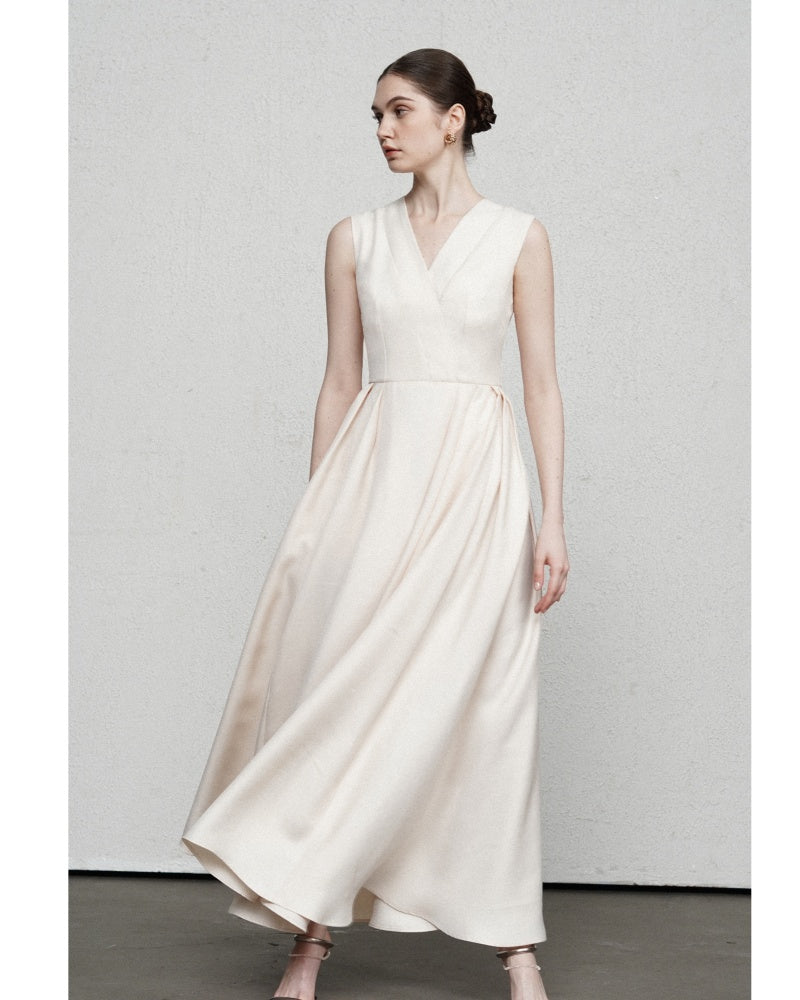 Camila A-line V-Neck Modal Maxi Dress