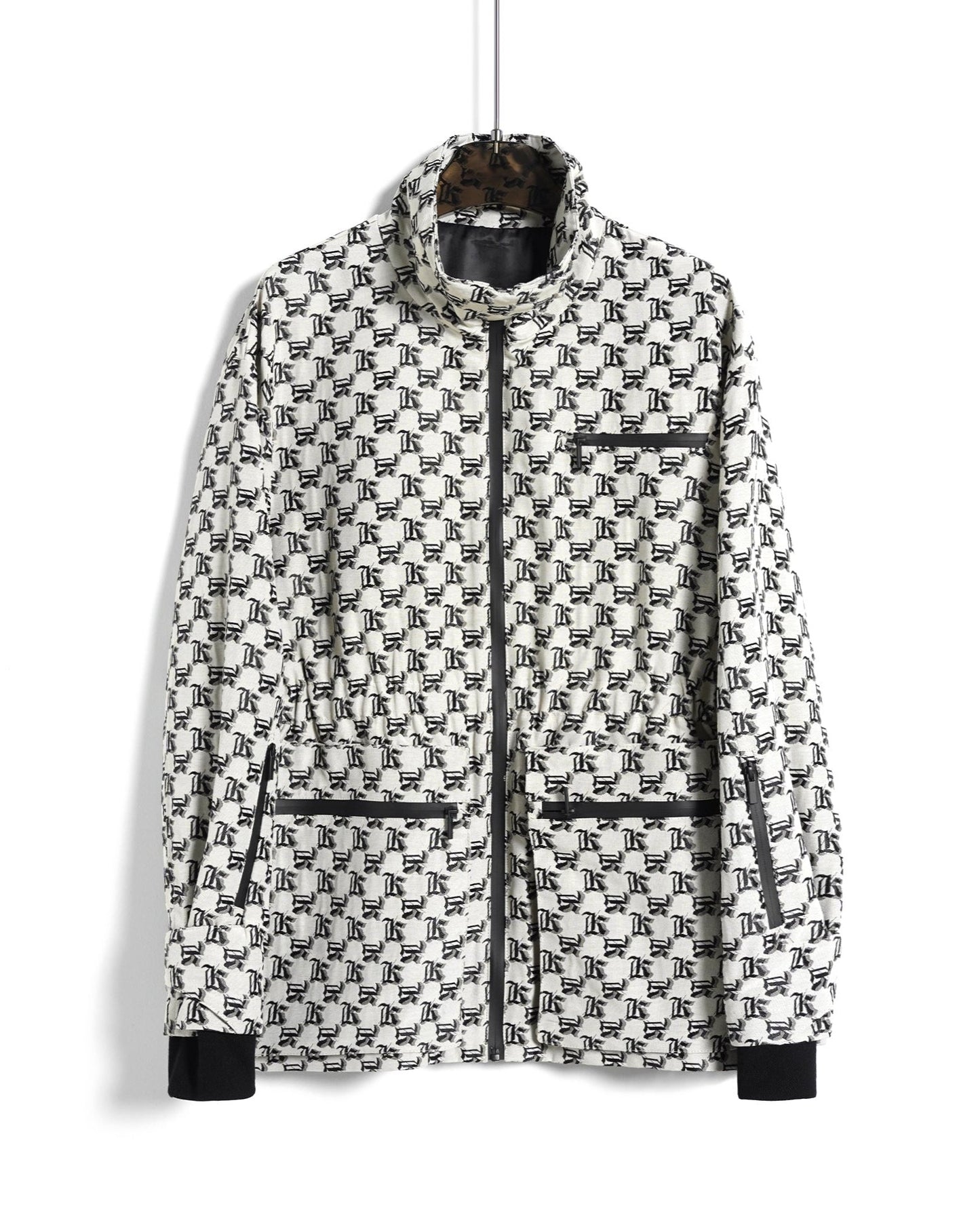 Windproof Utility Monogram Jacket