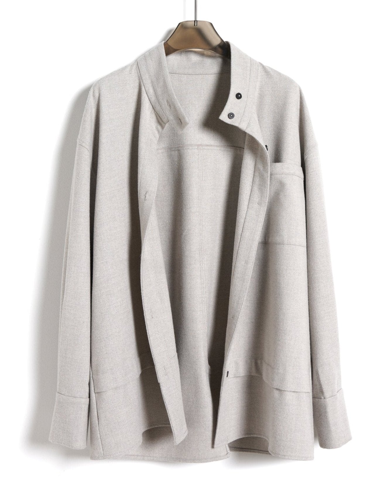 Minimalist High-Neck Shirt