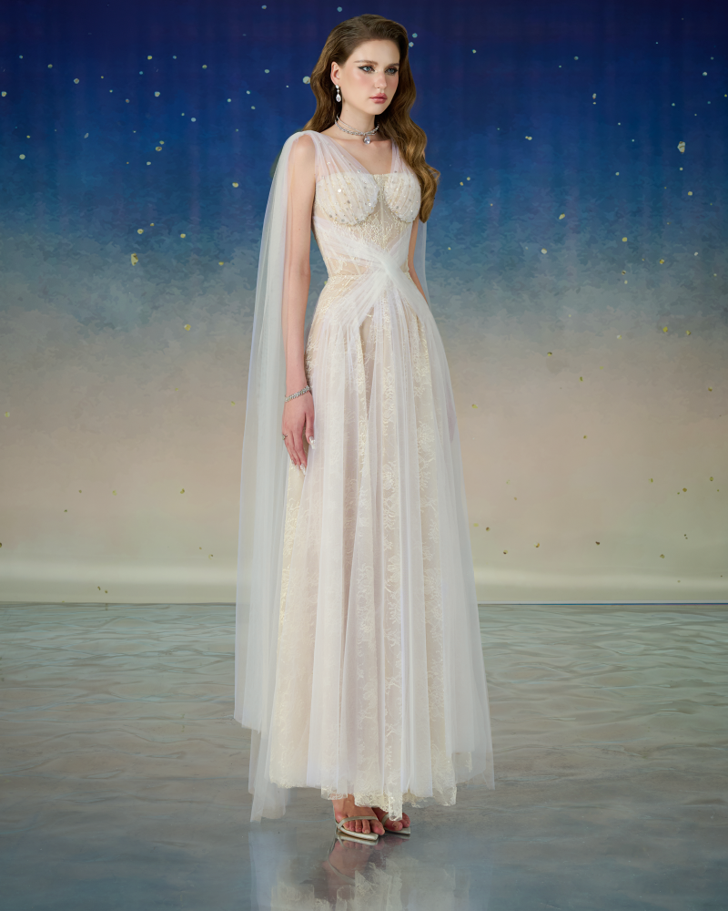Nyxara Dress - White