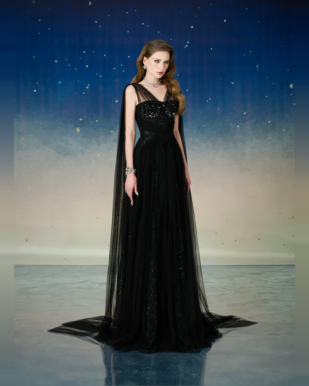 Nyxara Dress - Black