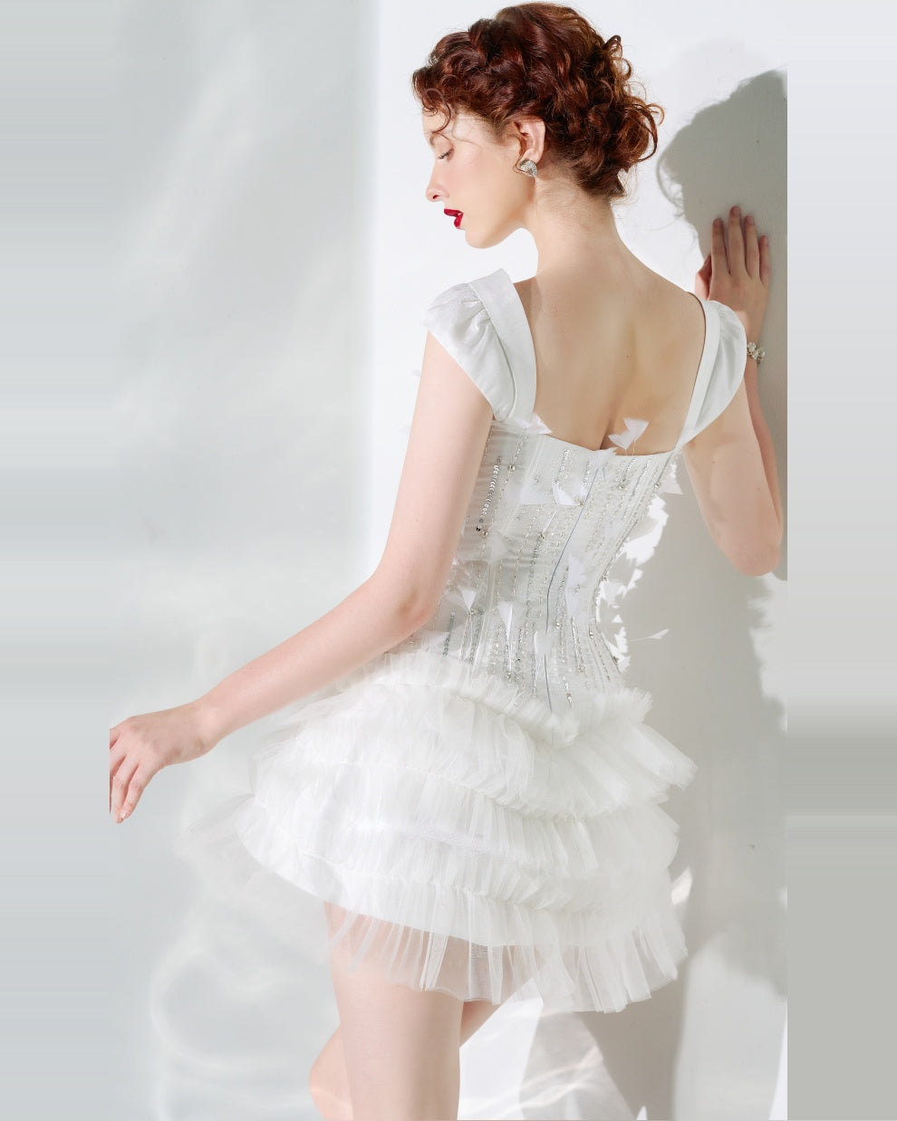 Selene Two Strap Taffeta Dress